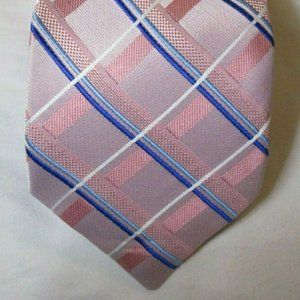 Carolina Bay Pale Pink Plaid Tie